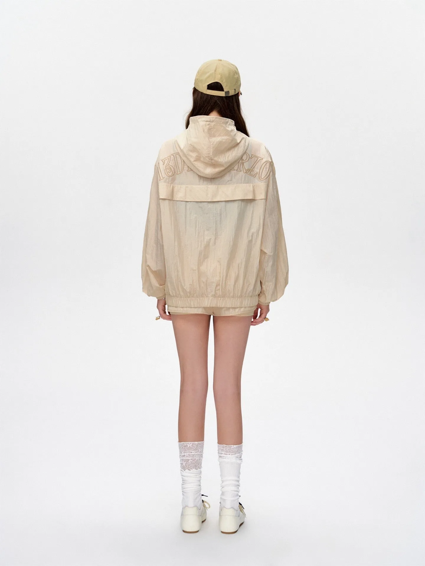 13DE MARZO Bear Thin Trainer Coat Almond