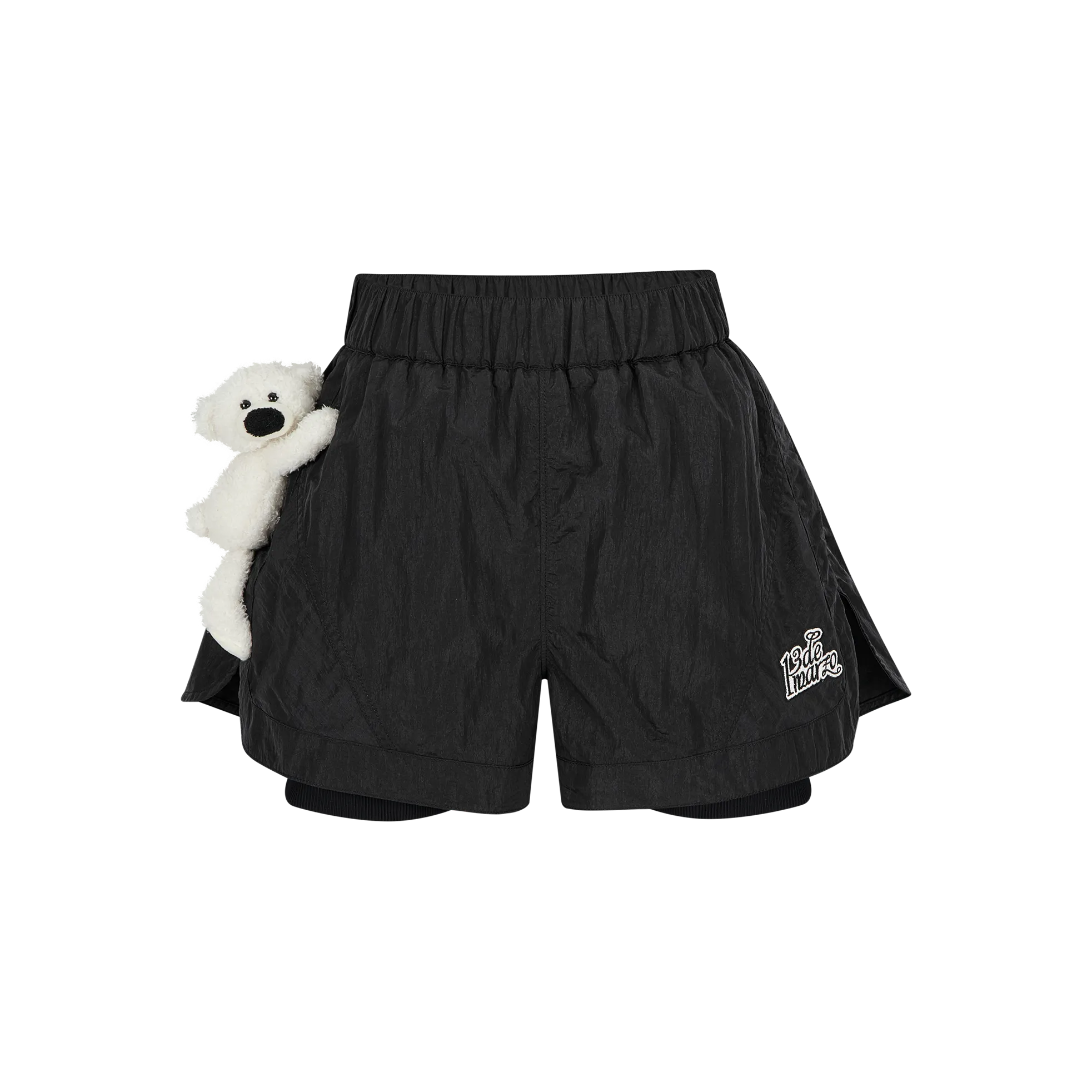13DE MARZO Bear Thin Trainer Shorts