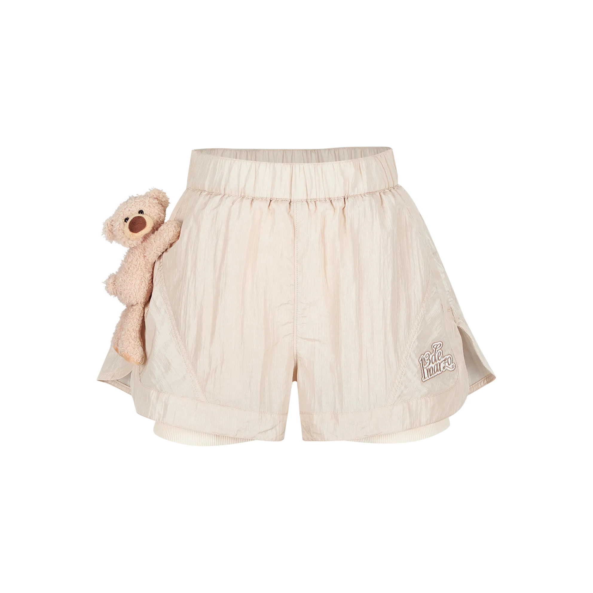 13DE MARZO Bear Thin Trainer Shorts