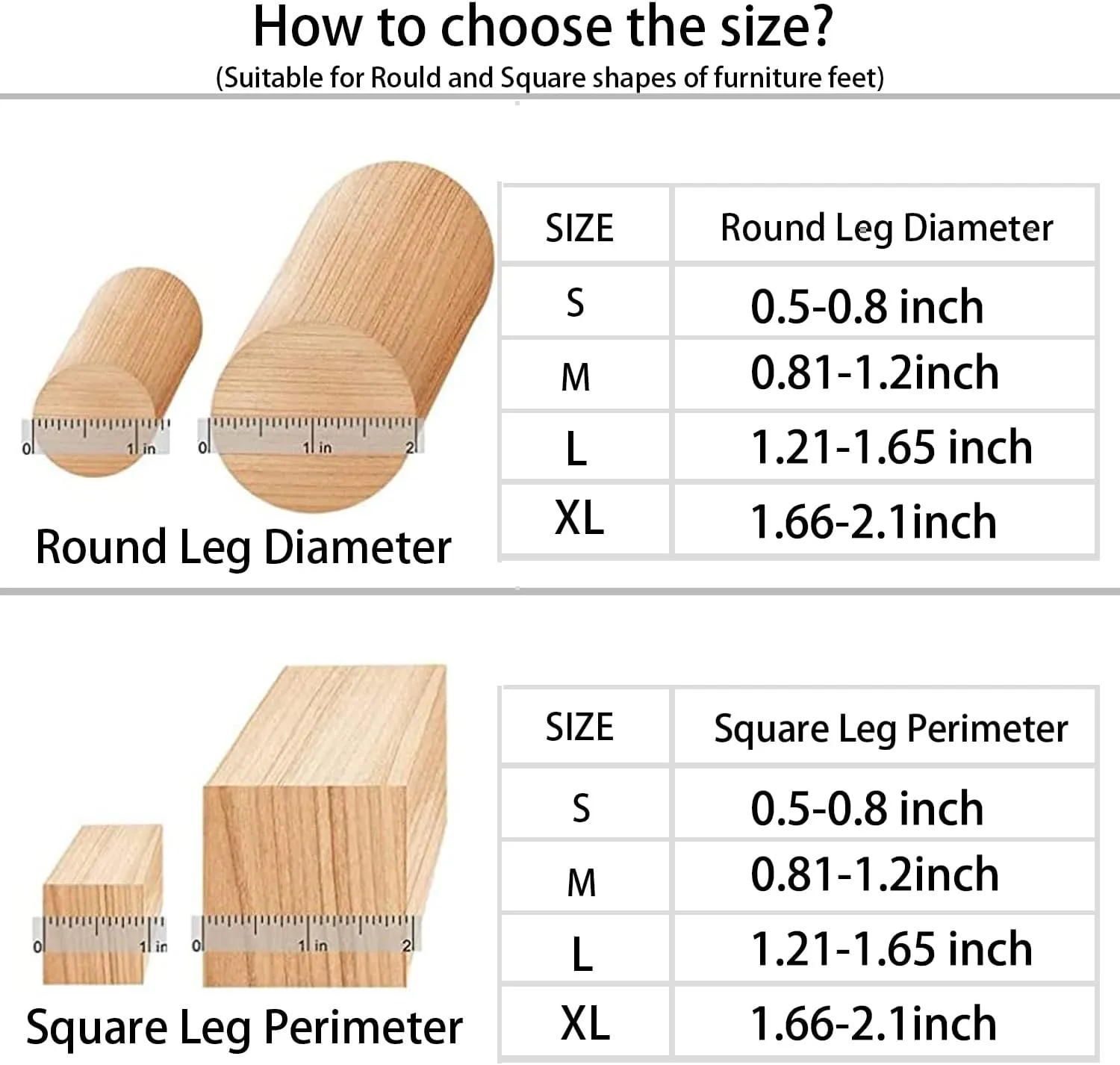 16PCS Silicone Chair Leg Floor Protectors, Chair Feet Covers for Hardwood Floors Best Felt Furniture Pads - Chair Feet Sliders, Caps, Socks - Small/Medium/Large(Round,Gray-M)