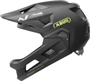 Abus Youdrop Full Face Kids Helmet - Velvet Black