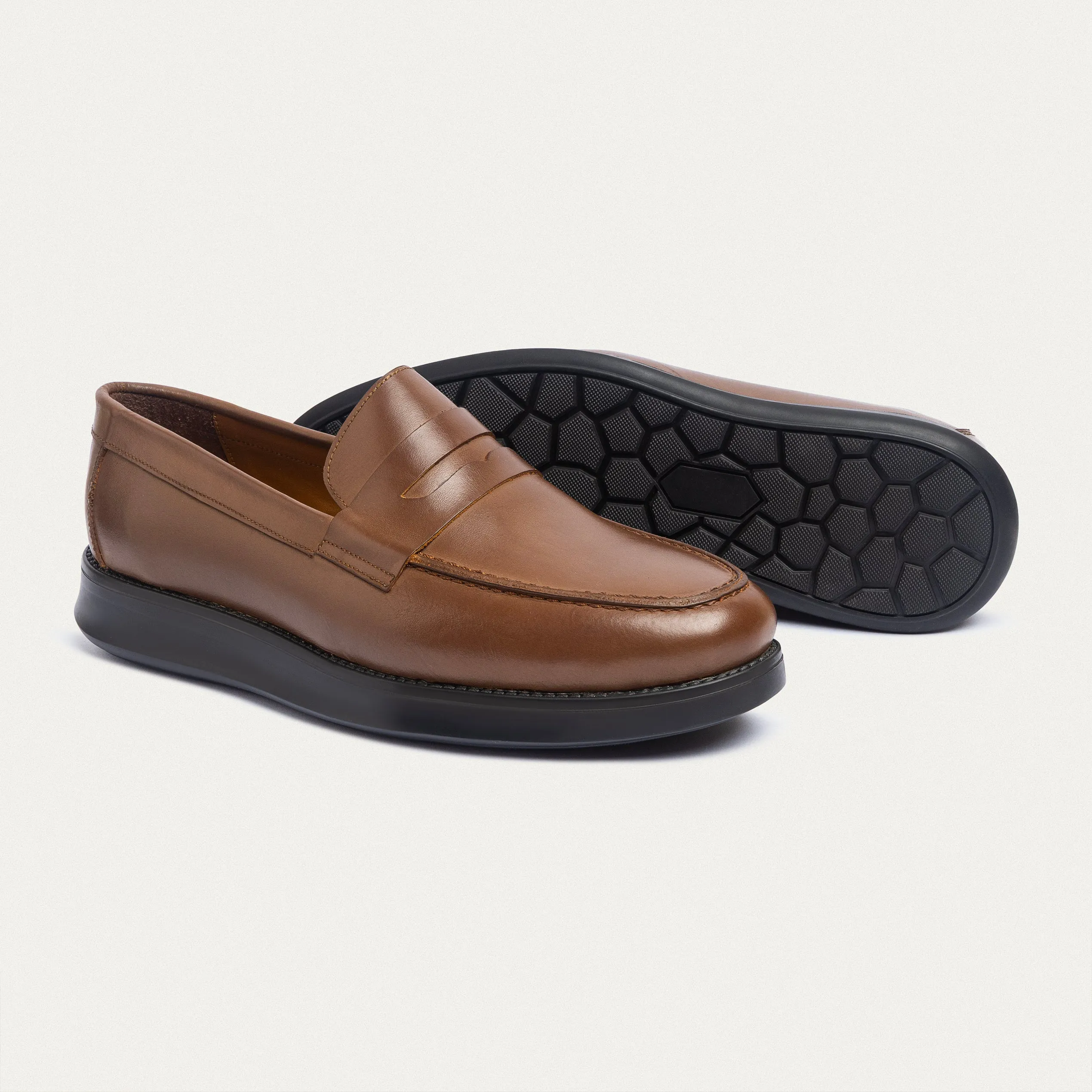 Achilles | Penny Loafer – Tan Brown