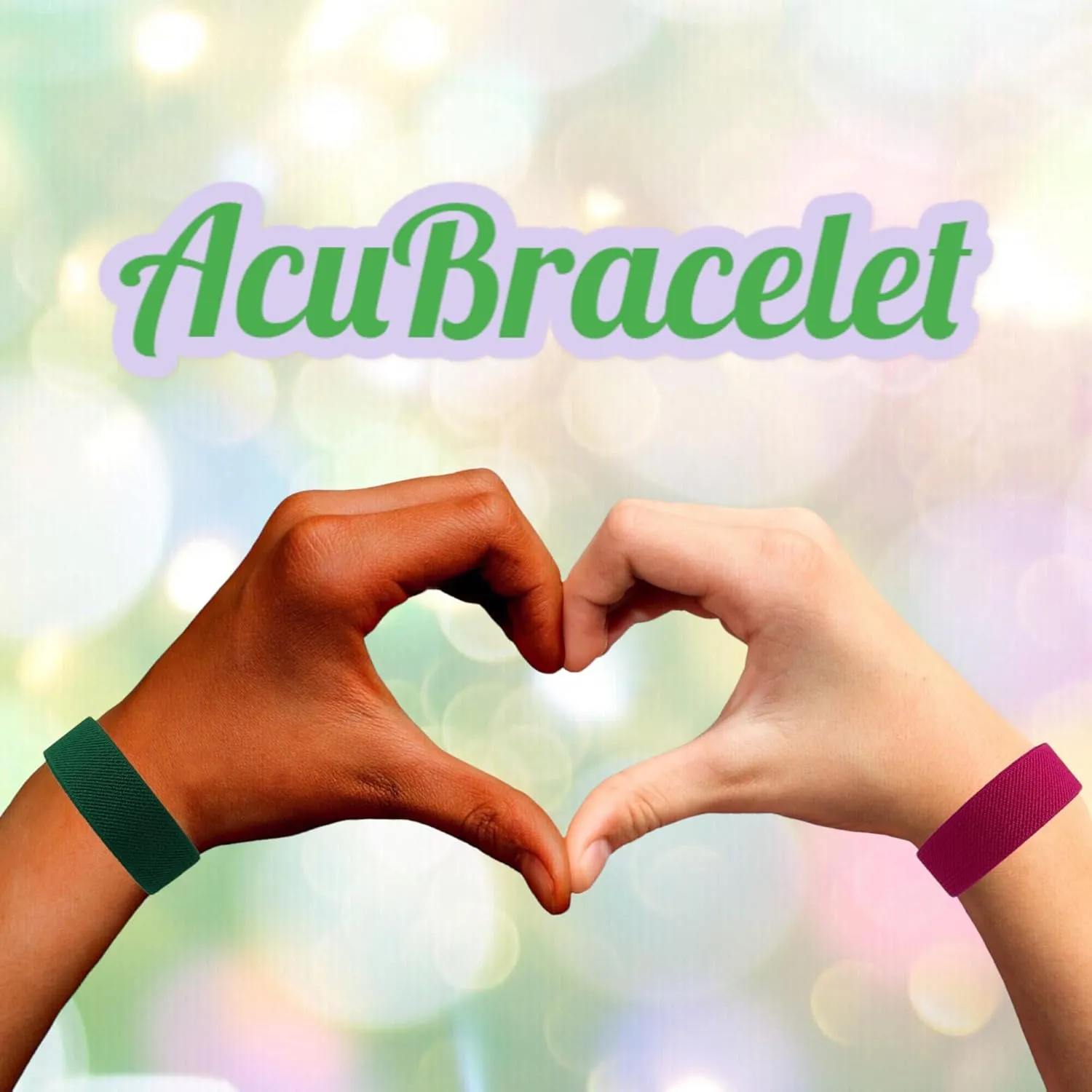 AcuBalance Acupressure Watch Band – Calm Stress, Nausea, and Tension – Soft Silicone Waterproof Strap Compatible with Apple iWatch Bands (Small 38/40/41)