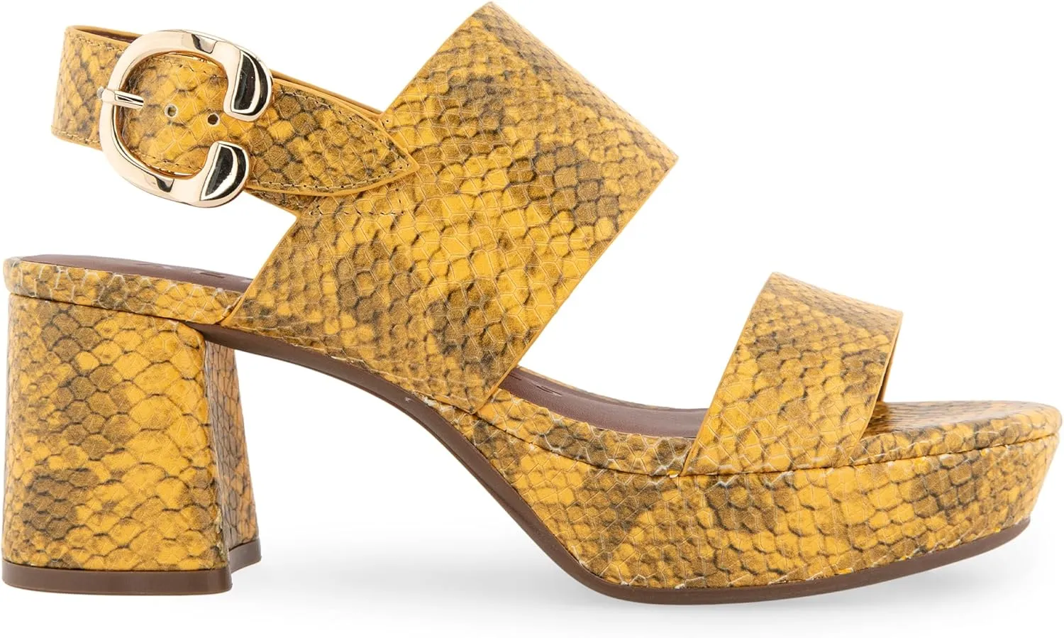 Aerosoles Women's Camera Platform Heeled Sandal