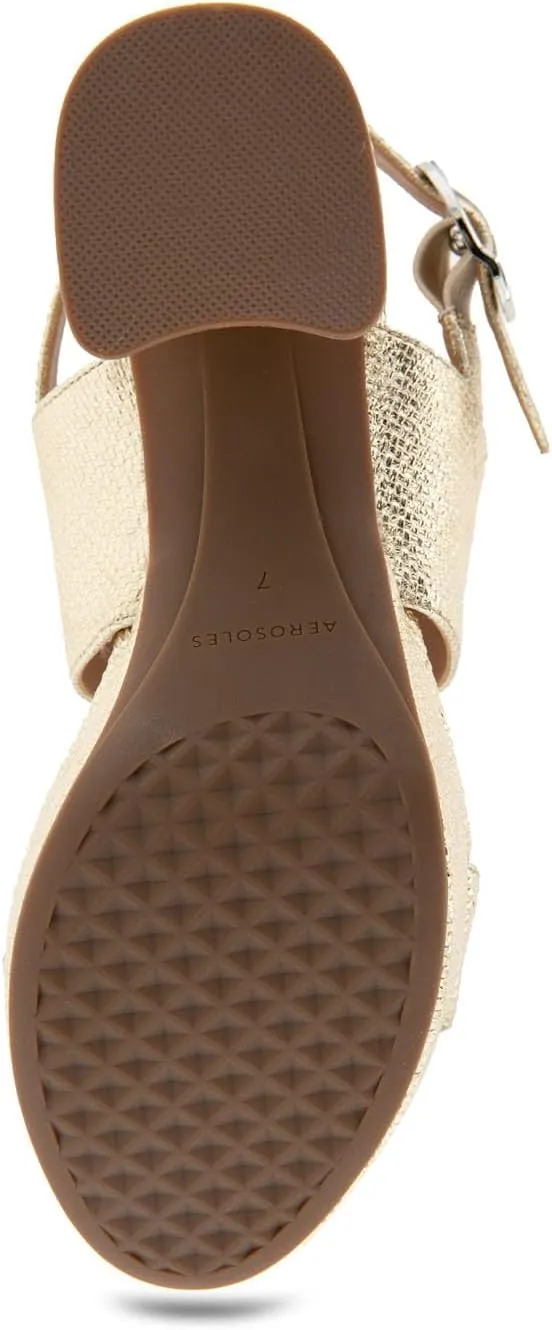 Aerosoles Women's Camera Platform Heeled Sandal
