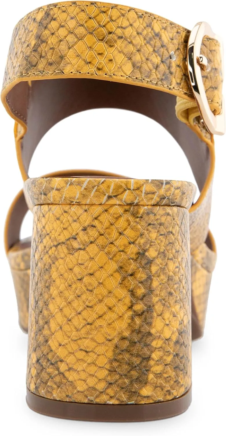 Aerosoles Women's Camera Platform Heeled Sandal