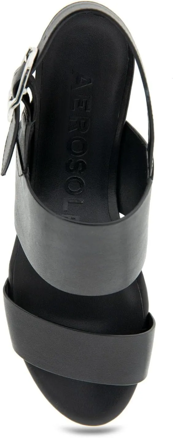 Aerosoles Women's Camera Platform Heeled Sandal