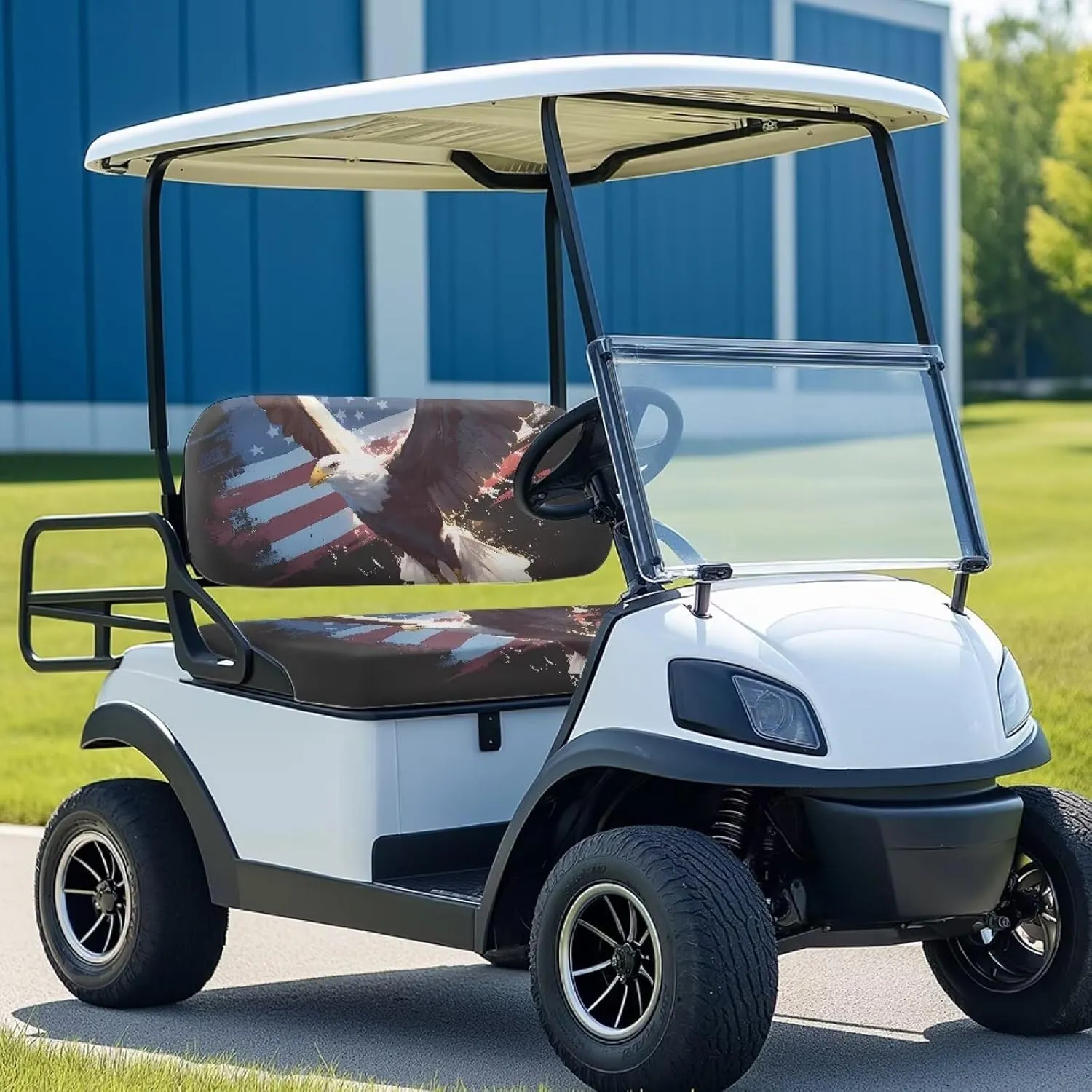AFPANQZ Breathable Golf Cart Seat Cover - Lightweight, Summer Use, Easy to Clean Club Car Decoration Cover