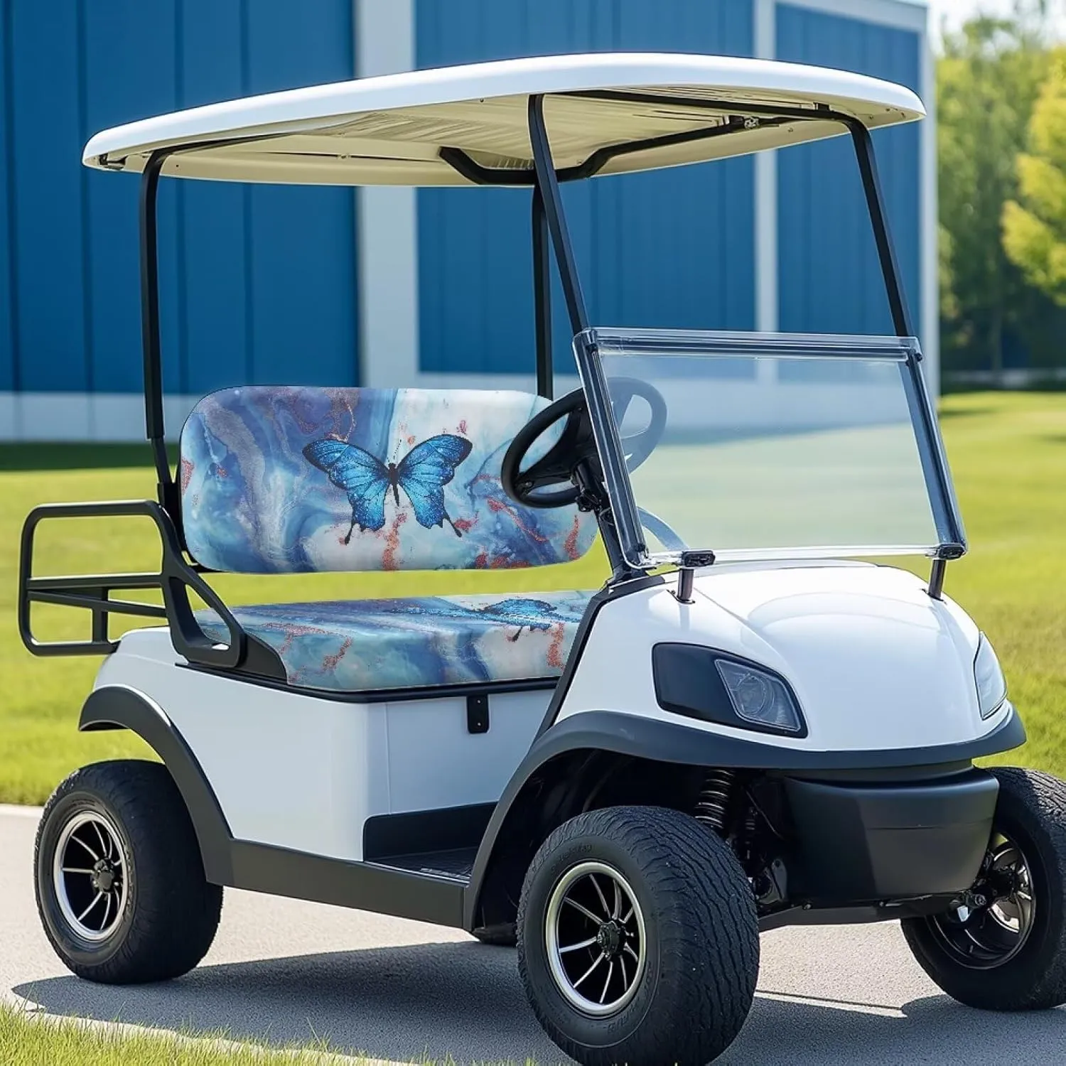 AFPANQZ Breathable Golf Cart Seat Cover - Lightweight, Summer Use, Easy to Clean Club Car Decoration Cover