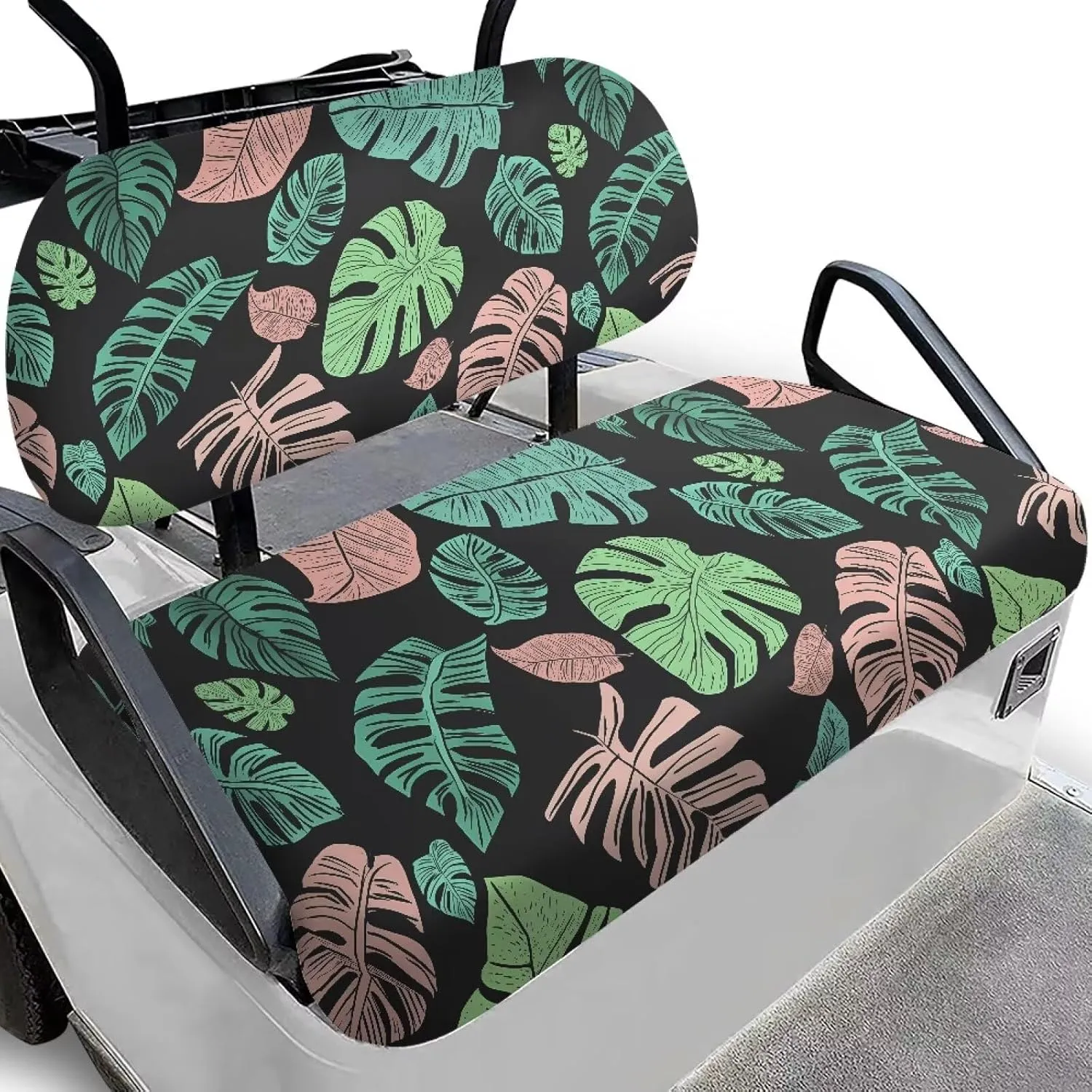 AFPANQZ Universal Golf Cart Seat Cover - Fits Most 2-Person Golf Carts Easy to Install, Club Car Decoration & Protection