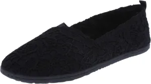 Airwalk Women's Black Crochet Women's Dream Slip-On 7 Regular
