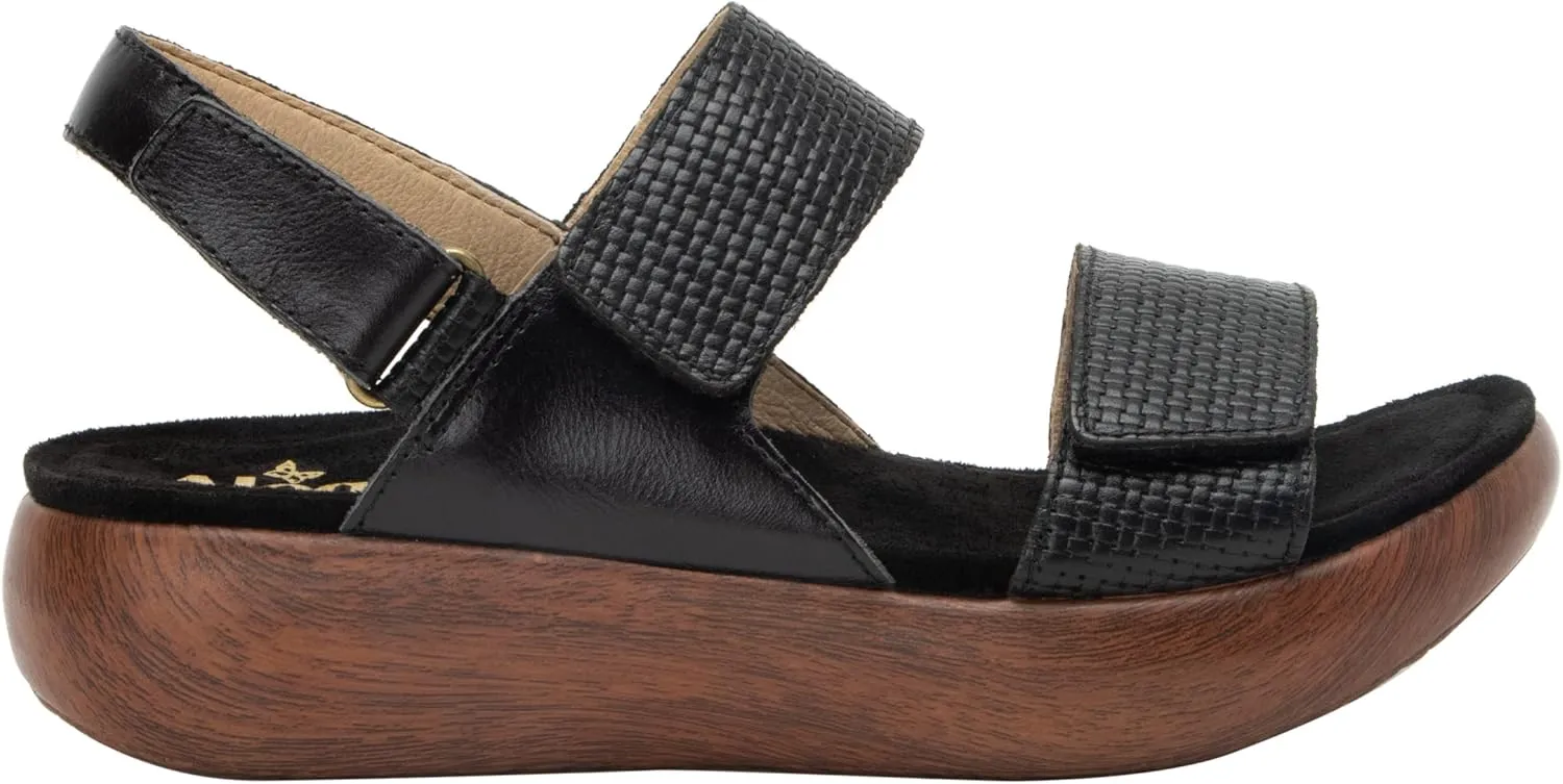 Alegria Womens Bailee Leather Sandal