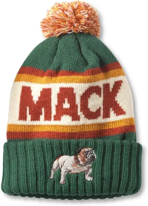 AMERICAN NEEDLE Mack Truck Pillow Line Knit Pillow Line Knit Cap Beanie Hat (23012A-MACKT-DGBOGI)