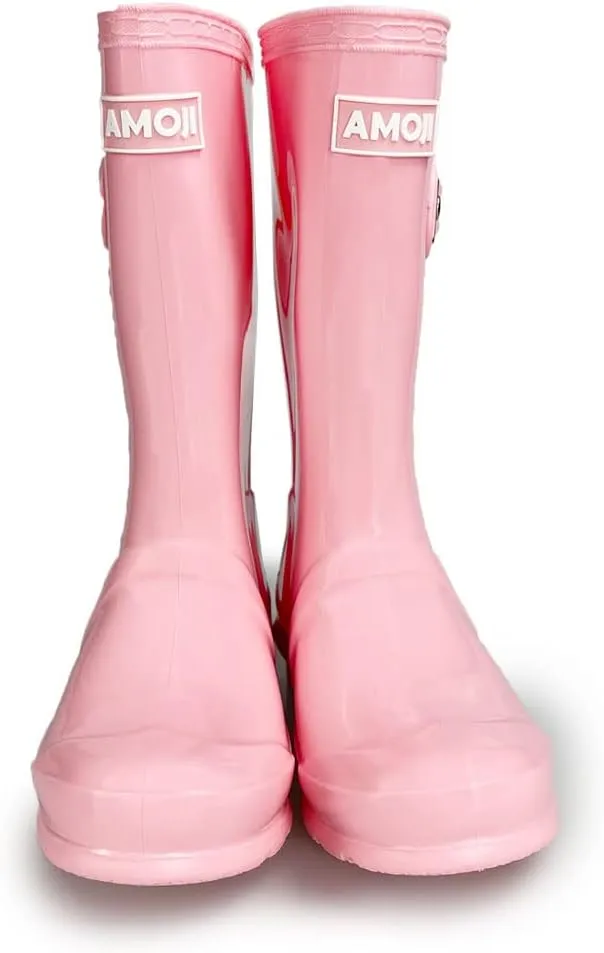 Amoji Gril Easy On Rain Boots (Little Kid/Big Kid)