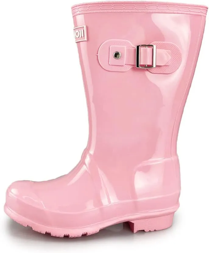 Amoji Gril Easy On Rain Boots (Little Kid/Big Kid)