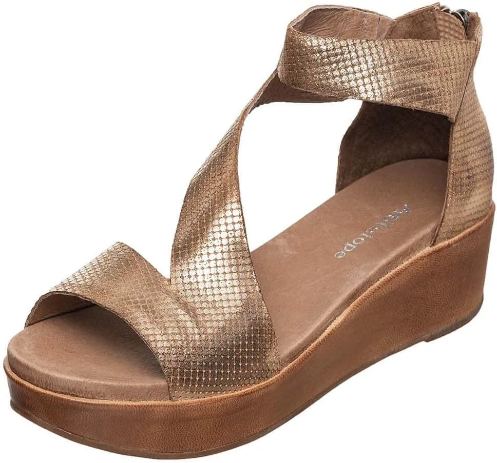 Antelope Women's Heidi Mesh Wedge Platform Sandals