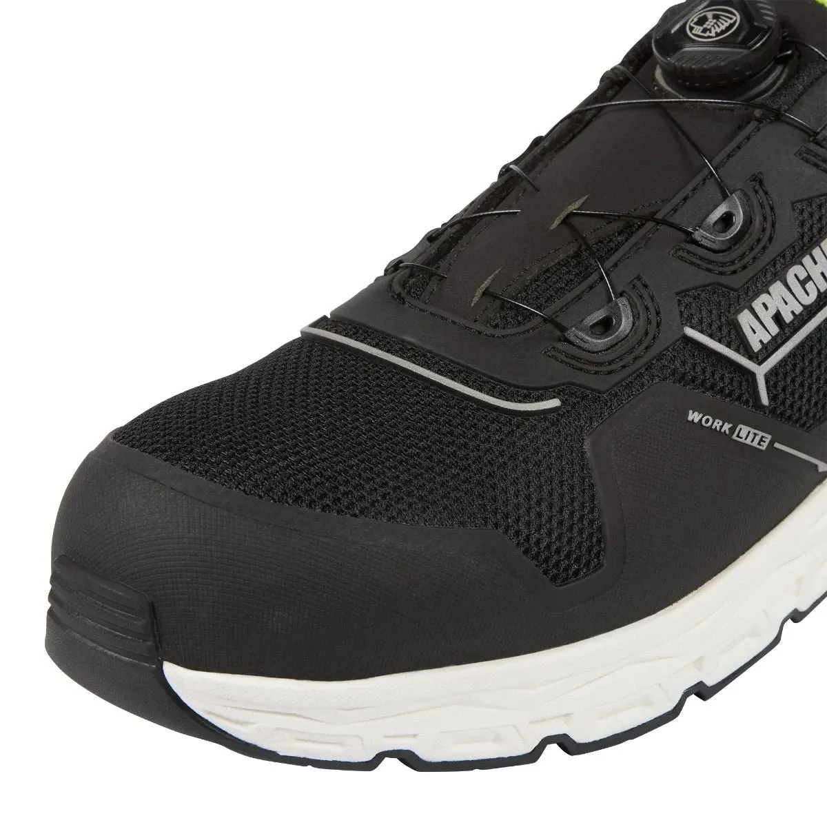 Apache CHATHAM 'Twist Lock Fit System' EVA Black Mesh Trainer