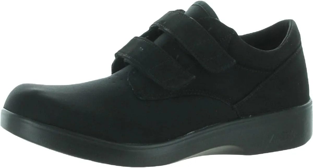 Apex Men & Women's Stretchable Double Strap Casual Shoe - Black