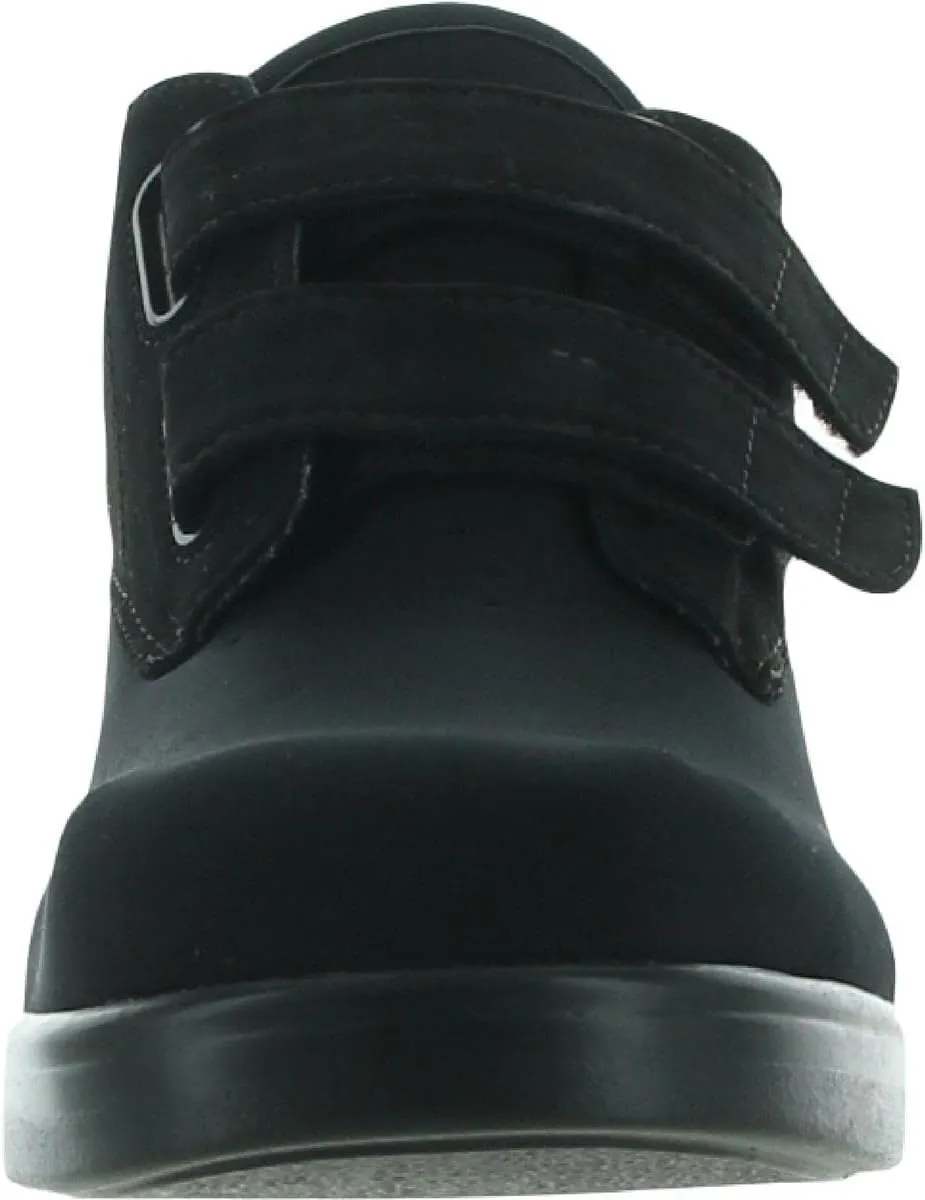 Apex Men & Women's Stretchable Double Strap Casual Shoe - Black
