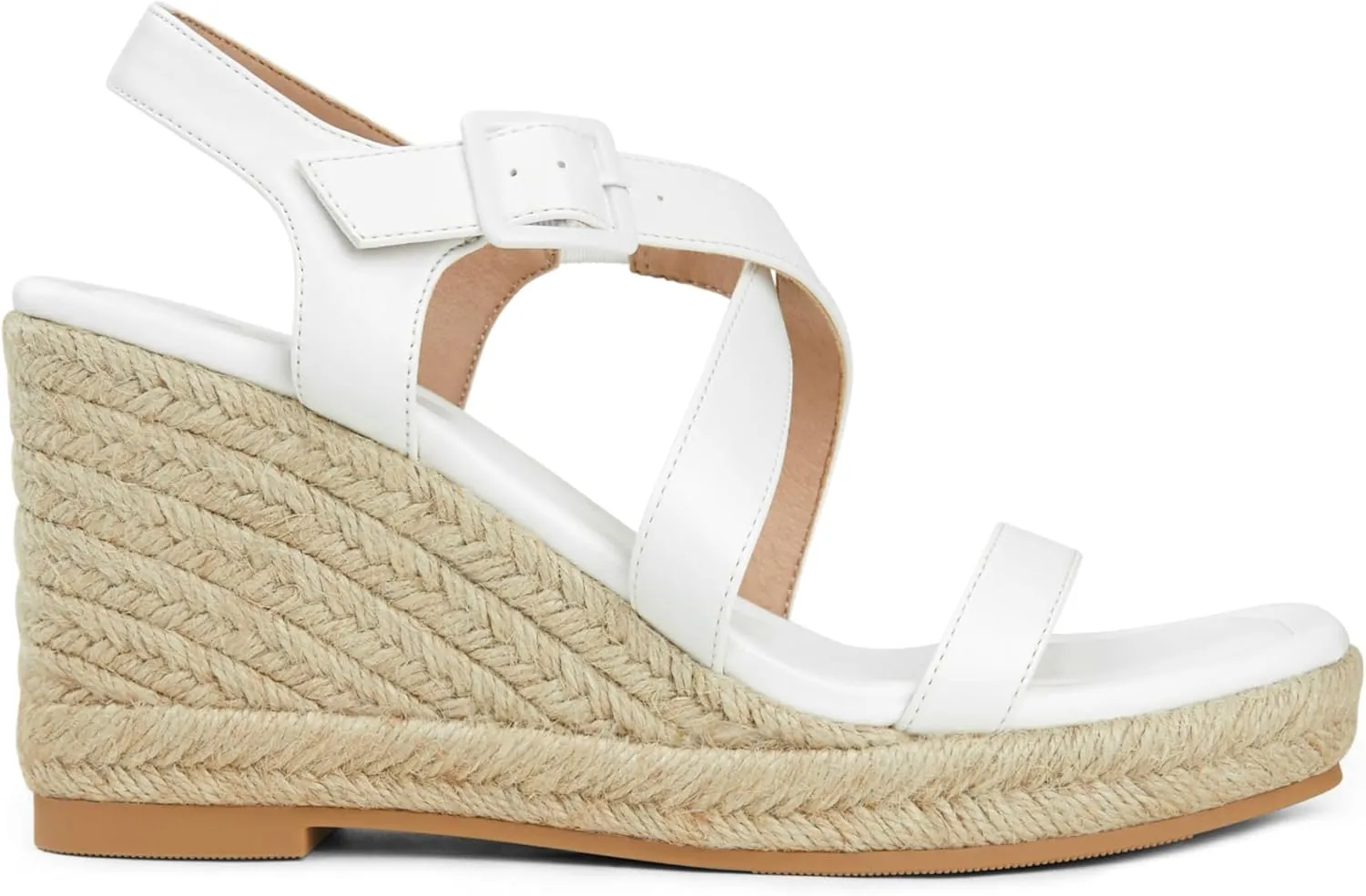 Arromic Wedge Sandals for Women Espadrille Sandals Platform Wedge Heel Shoes Open Toe Casual Comfortable Summer Beach Wedges for Women Dressy