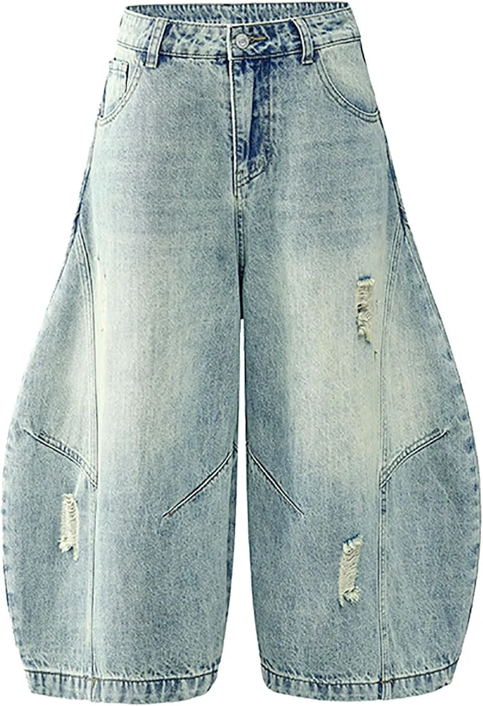 Baggy Jean Shorts for Men Summer Casual Loose Fit Y2K Hip Hop Skateboard Denim Shorts Trendy Outfits