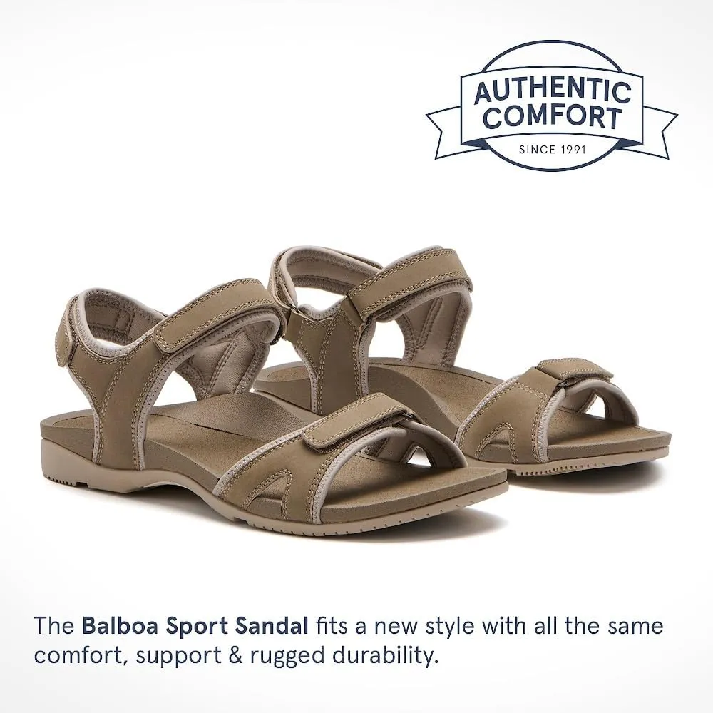 Balboa Sport Sandal | Walking Sandals Women | Water Resistant Leather Sandals | Three Points of Adjustability