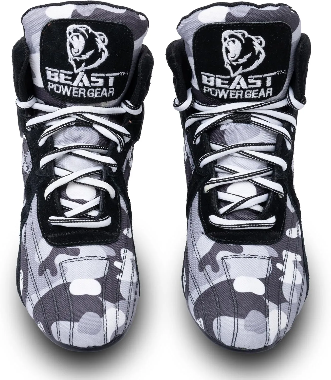 Beastpowergear Bodybuilding Weightlifting MMA Cross-Trainer & Wrestling Shoes Black/Blue