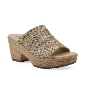Biando Wedge Sandal in Multi