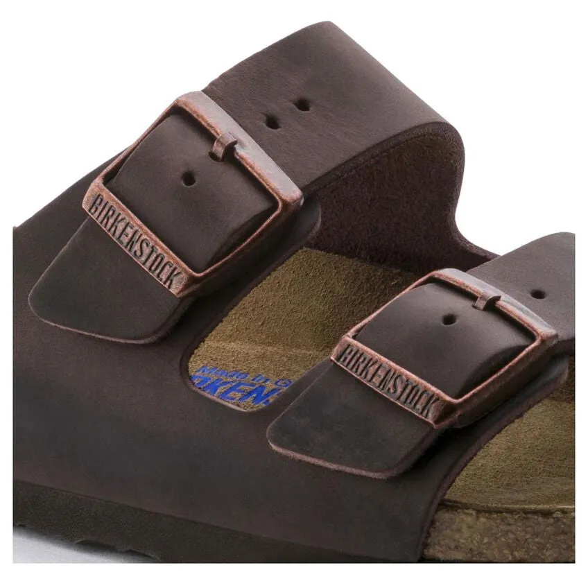 Birkenstock Arizona Soft Footbed Habana Oiled Leather Narrow