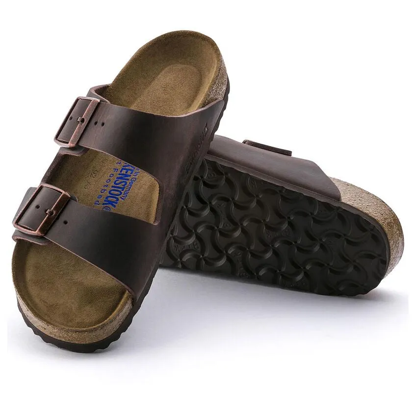 Birkenstock Arizona Soft Footbed Habana Oiled Leather Narrow