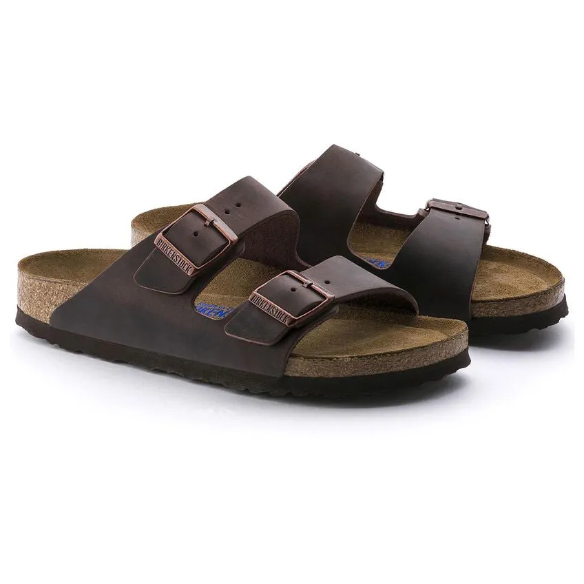 Birkenstock Arizona Soft Footbed Habana Oiled Leather Narrow