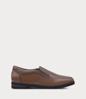 BM6692-BROWN-Men Slip On