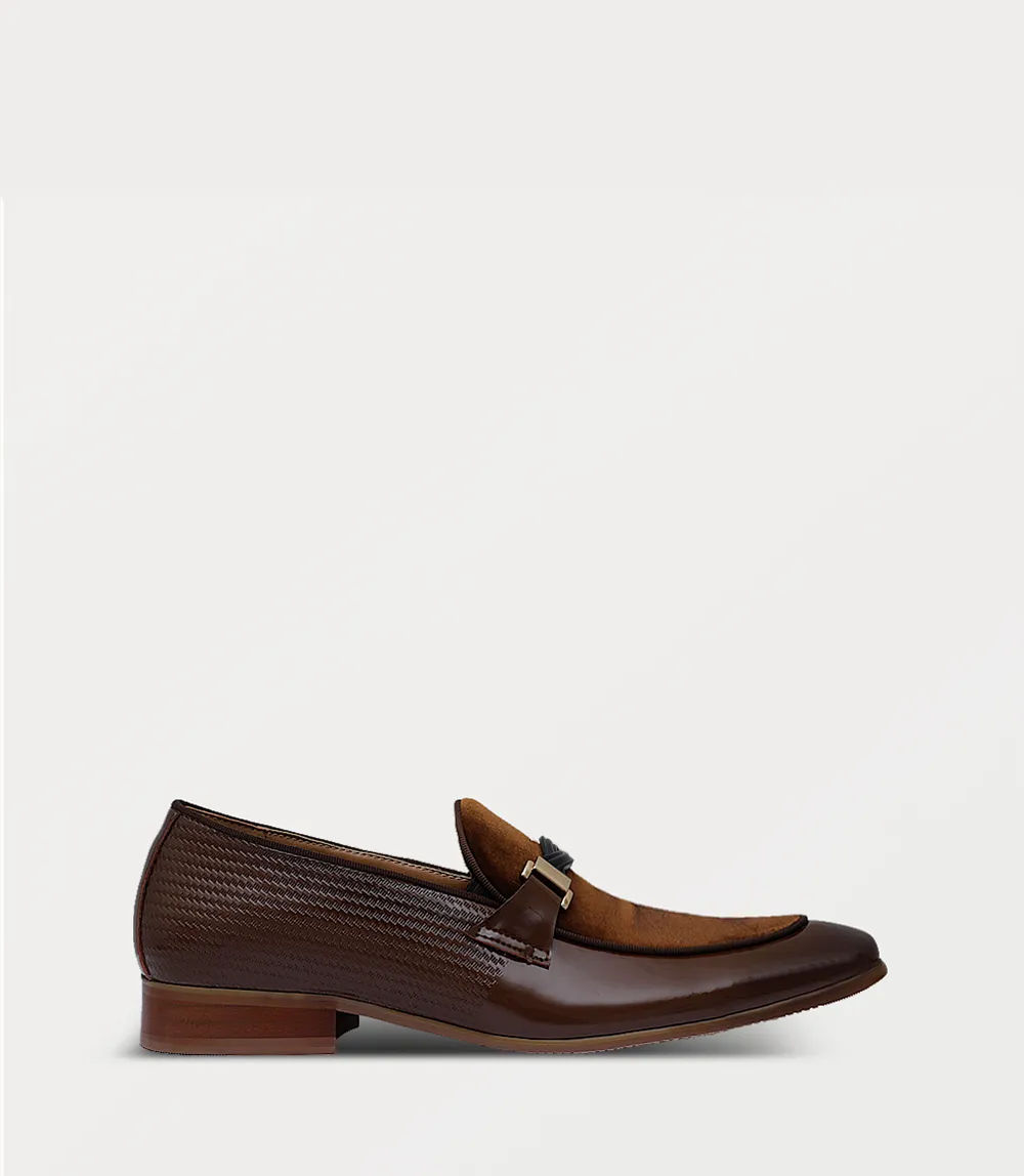 BM6799-BROWN-Men Slip On