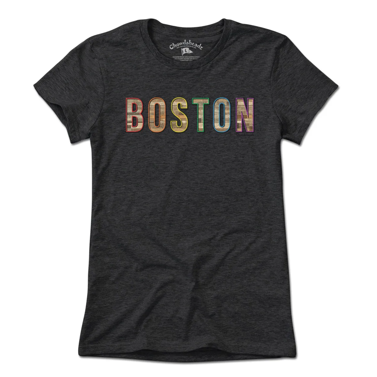 Boston Pride Rustic Wood Sign T-Shirt