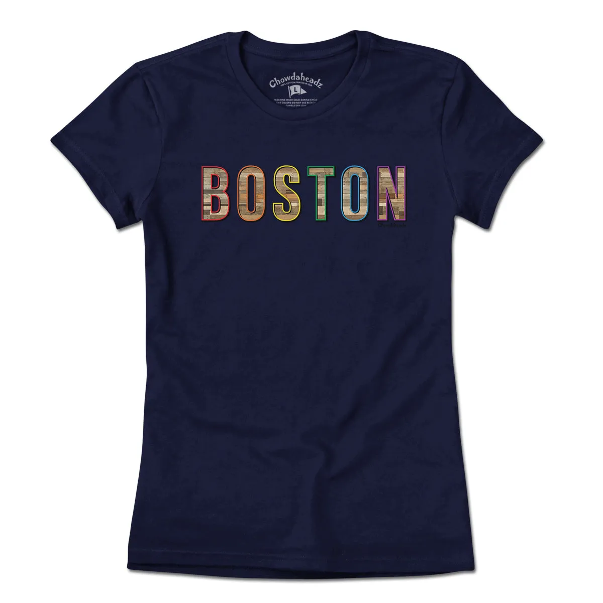Boston Pride Rustic Wood Sign T-Shirt