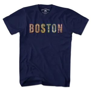 Boston Pride Rustic Wood Sign T-Shirt