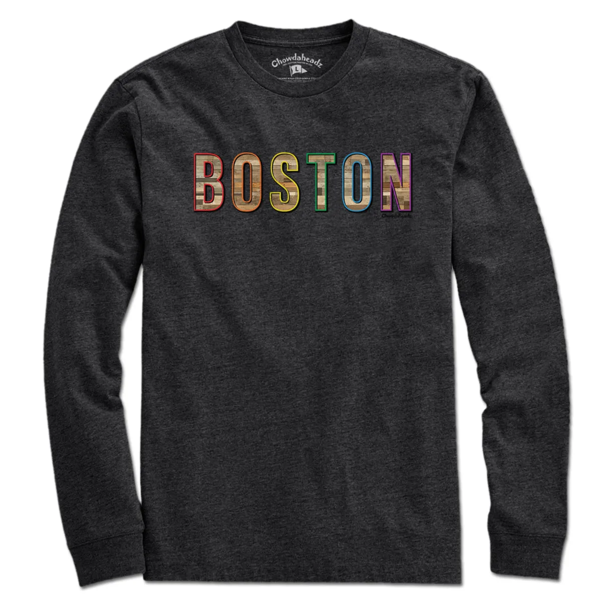 Boston Pride Rustic Wood Sign T-Shirt