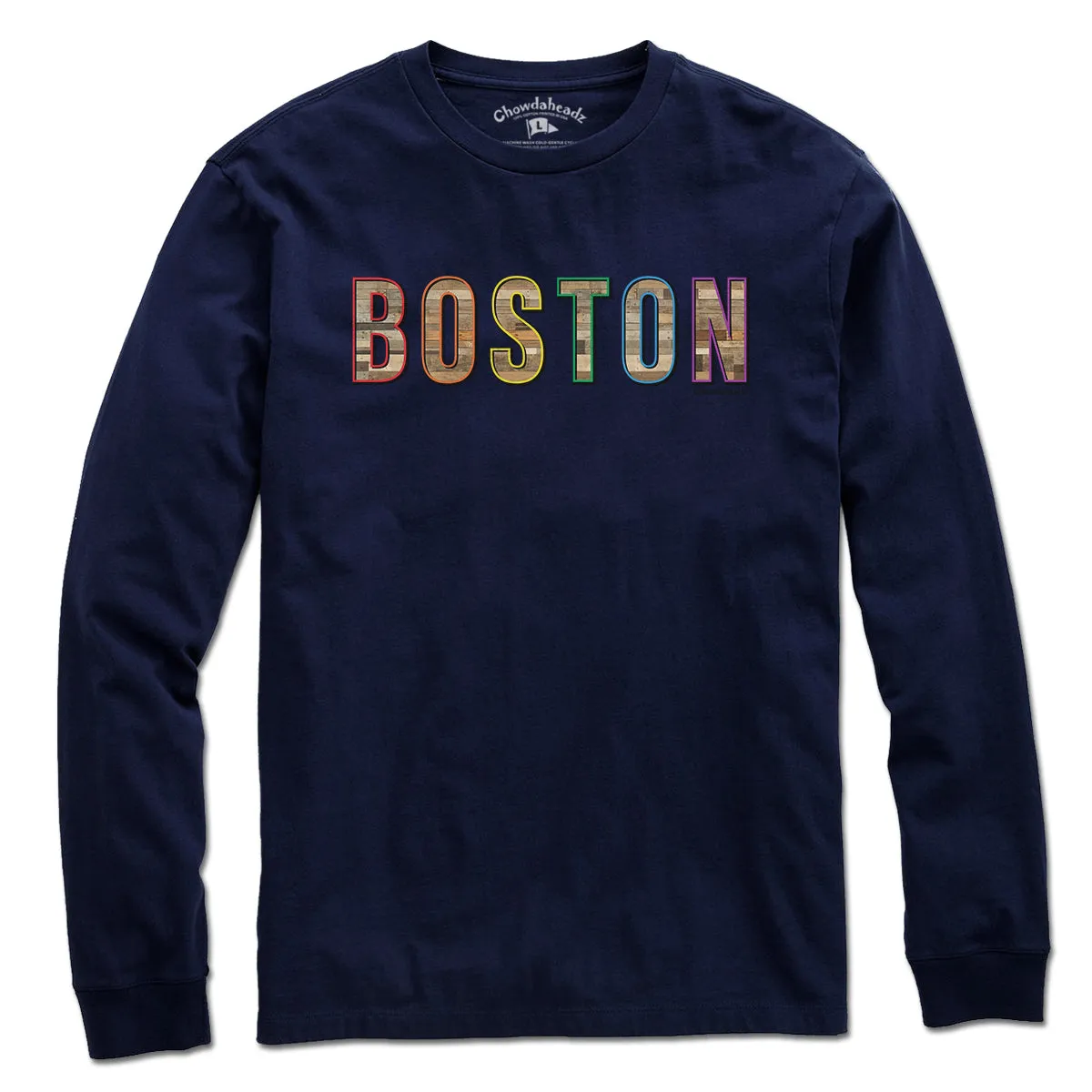 Boston Pride Rustic Wood Sign T-Shirt