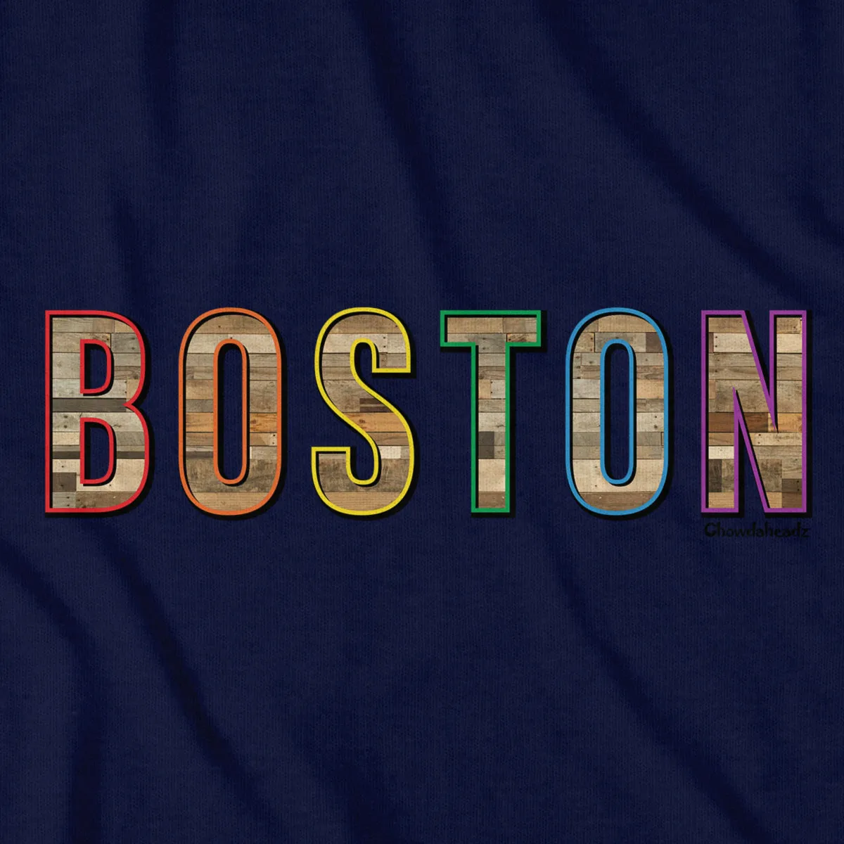 Boston Pride Rustic Wood Sign T-Shirt