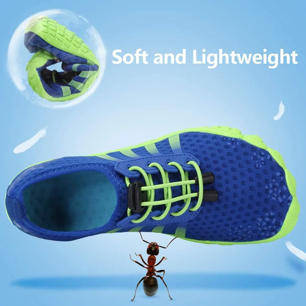 Boys & Girls Water Shoes Lightweight Comfort Sole Easy Walking Athletic Slip on Aqua Sock(Toddler/Little Kid/Big Kid)