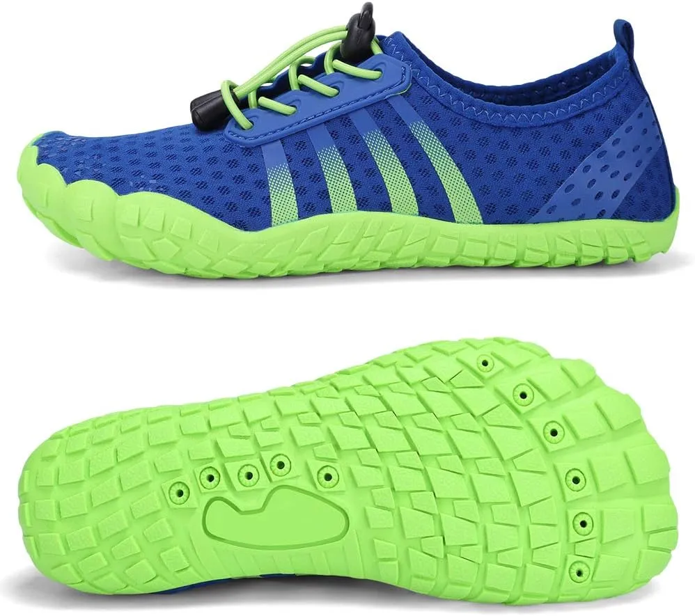 Boys & Girls Water Shoes Lightweight Comfort Sole Easy Walking Athletic Slip on Aqua Sock(Toddler/Little Kid/Big Kid)