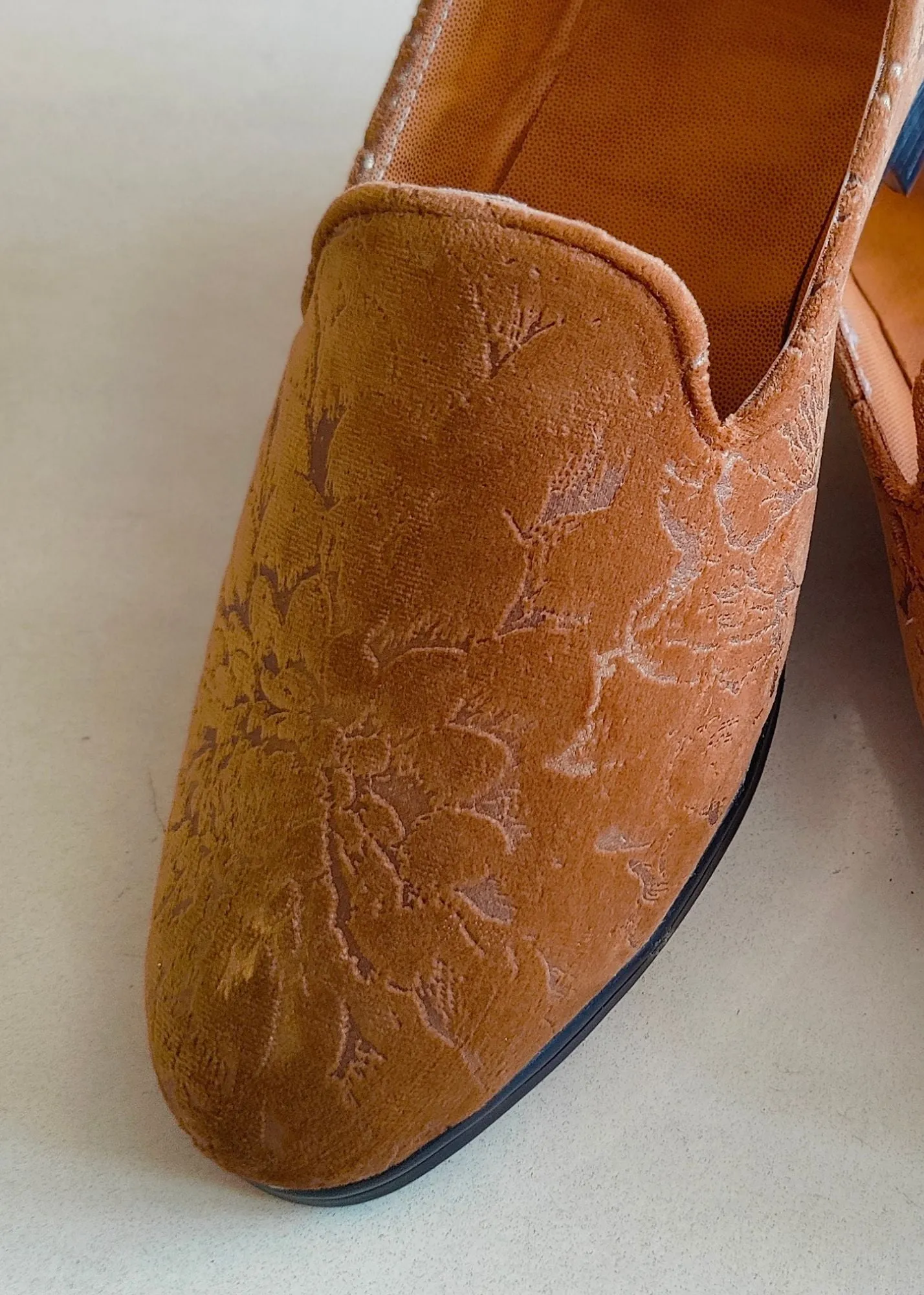 Brown Suede Loafer Shoes for Mens