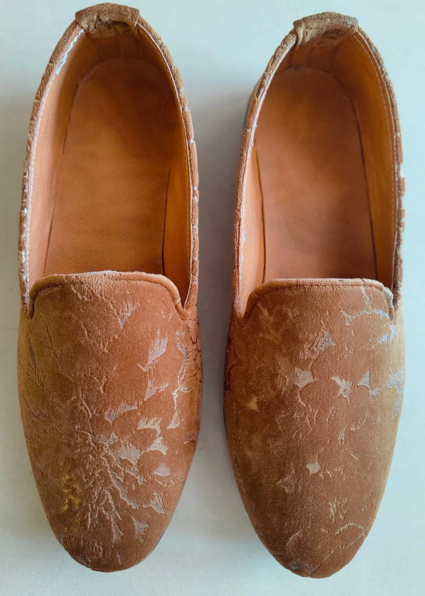 Brown Suede Loafer Shoes for Mens