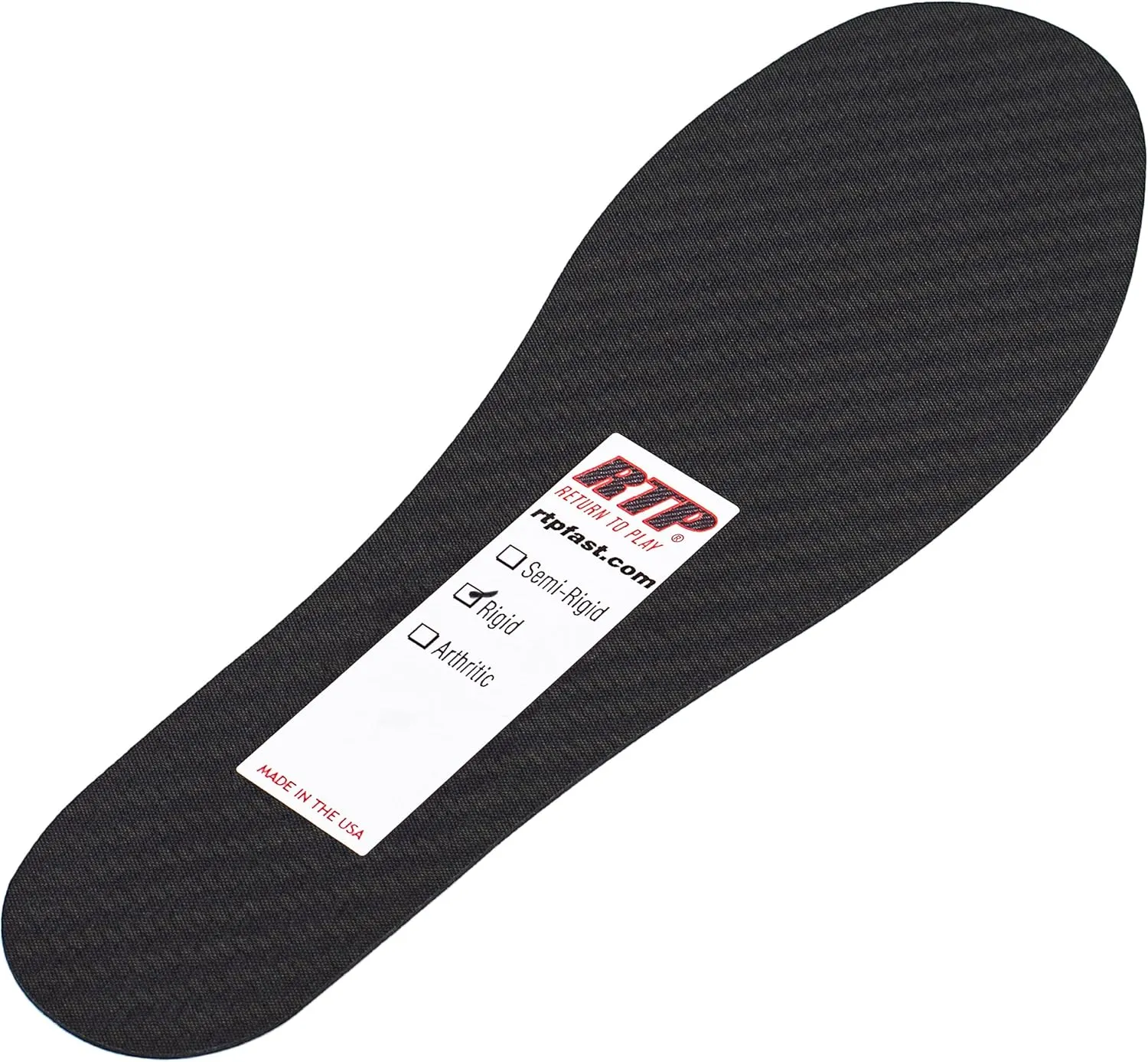 Carbon Fiber Full Shoe Rigid Insert Made in The USA