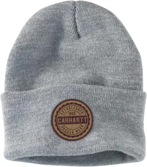 Carhartt Men's Knit Watercolor Camo Patch Beanie