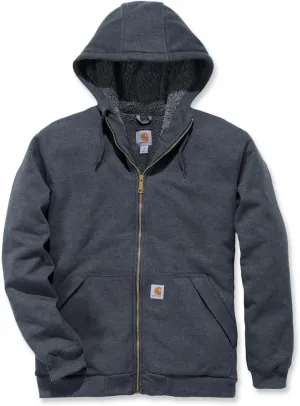 Carhartt Men's Rain Defender Relaxed Fit Midweight Sherpa-Lined Full-Zip Sweatshirt