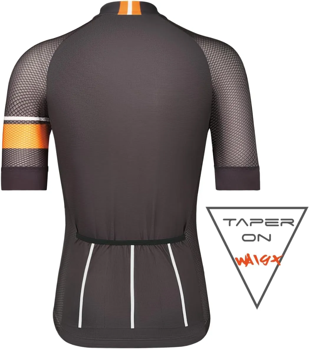 CEROTIPOLAR Snug Fit Men AirCool Cycling Jersey Bike Shirts UPF50 ,PRO Dry Fit Light Weight Fabric