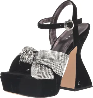Circus NY by Sam Edelman Women's Audrea Heeled Sandal, Black Jewel, 6.5