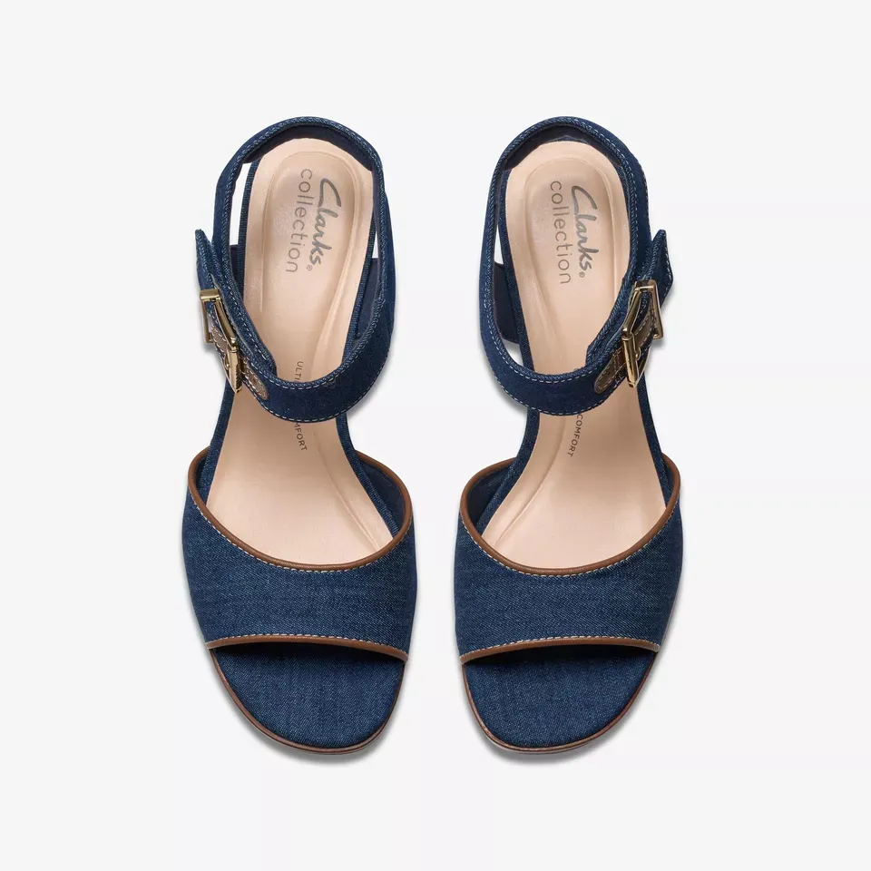 Clarks Women's AmbyrLyn Faye Dark Denim 26181952