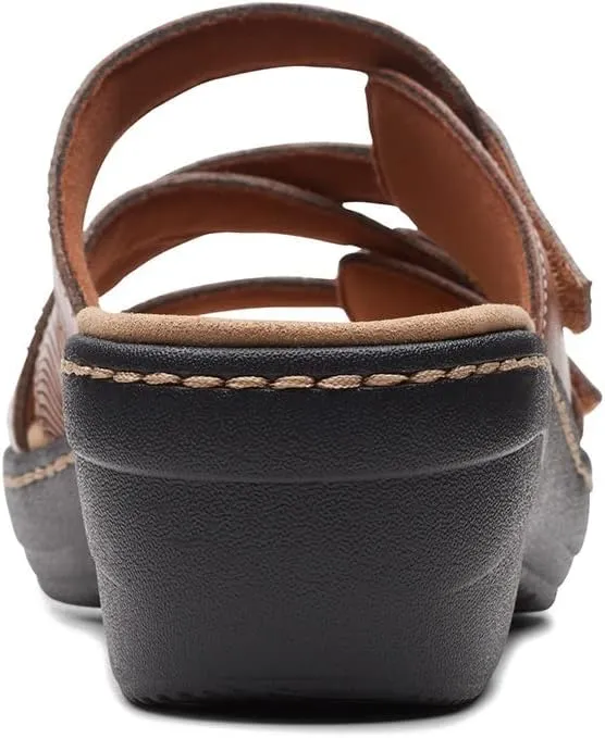 Clarks womens Merliah Karli Sandal, Tan Leather, 10 US